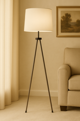 Metal Tripod Floor Lamp